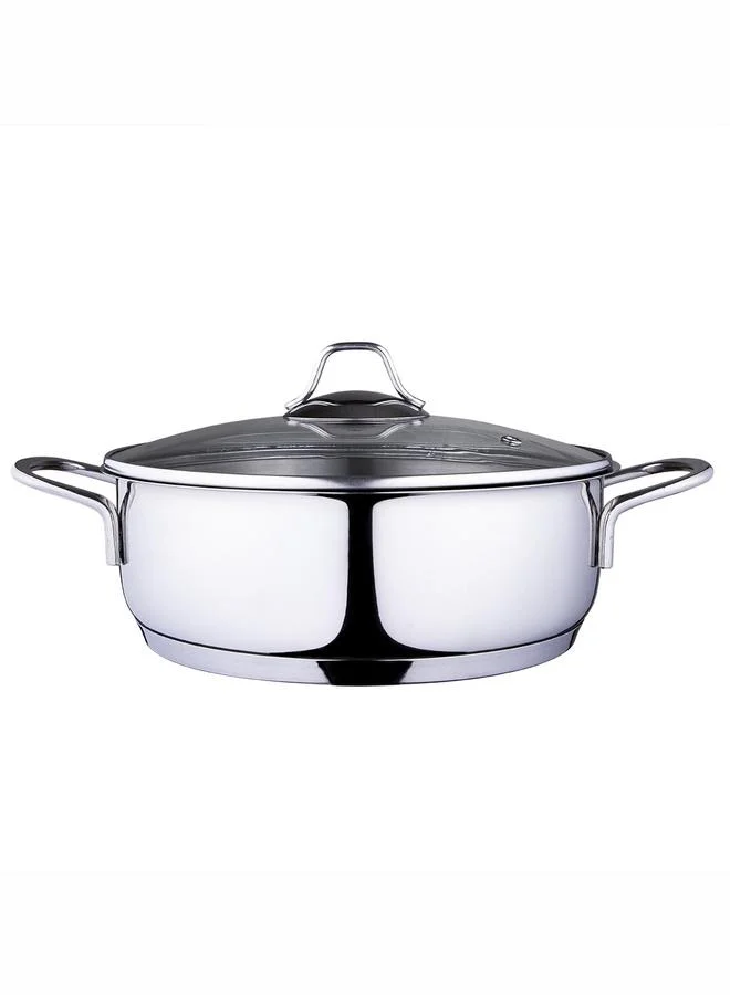Serenk Stainless Steel 2.64 Quarts Modernist Saute Pan