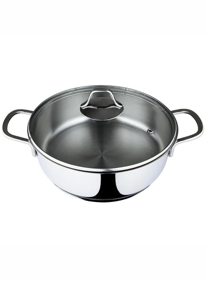 Serenk Stainless Steel 2.64 Quarts Modernist Saute Pan