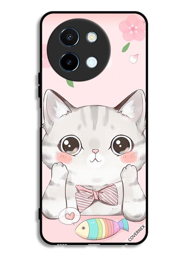Covernex Vivo Y38 5G Protective Case Cover Cat Fish - Image 1