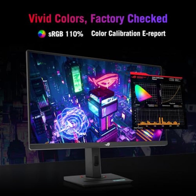 ROG Strix XG259QNS eSports Gaming Monitor: 25 inch 24.5 inch viewable FHD (1920 x 1080), 380 Hz (OC), Fast IPS, 1 ms GTG (0.3 ms minimum), HDR, DisplayWidget Center - Black - Image 5