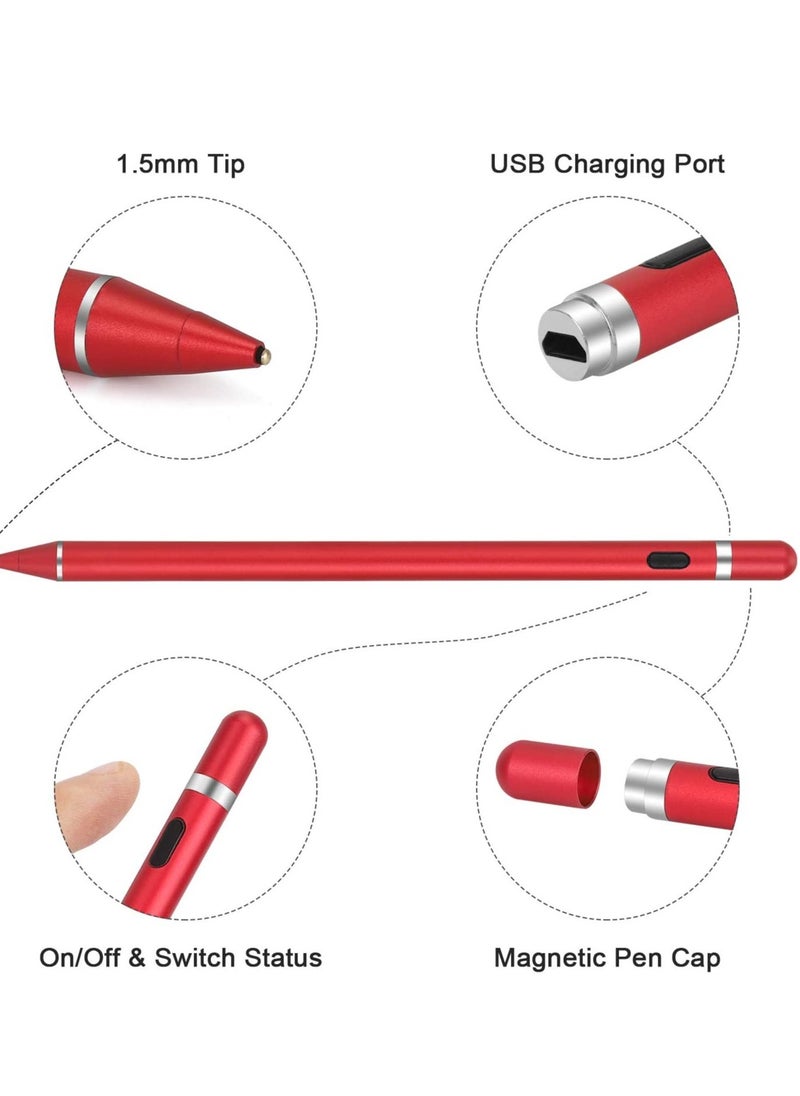 ELTRAZONE Rechargeable Digital Stylish Pen Pencil Universal for iPhone/iPad Pro/Mini/Air/Android and Most Capacitive Touch Screens  - Image 2