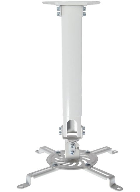 Universal Extending Ceiling Projector Mount Height Adjustable Projection White Mount Vp02W