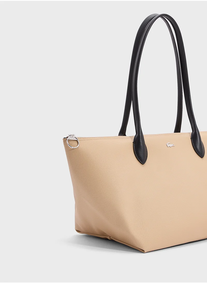 LACOSTE Essentials Top Handle Zip Over Tote