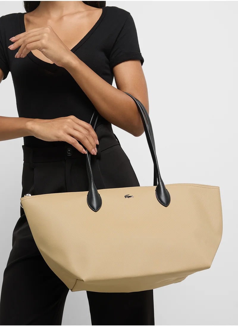 LACOSTE Essentials Top Handle Zip Over Tote