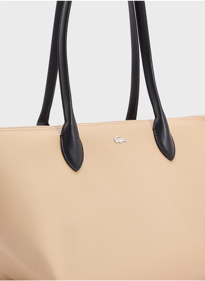 LACOSTE Essentials Top Handle Zip Over Tote