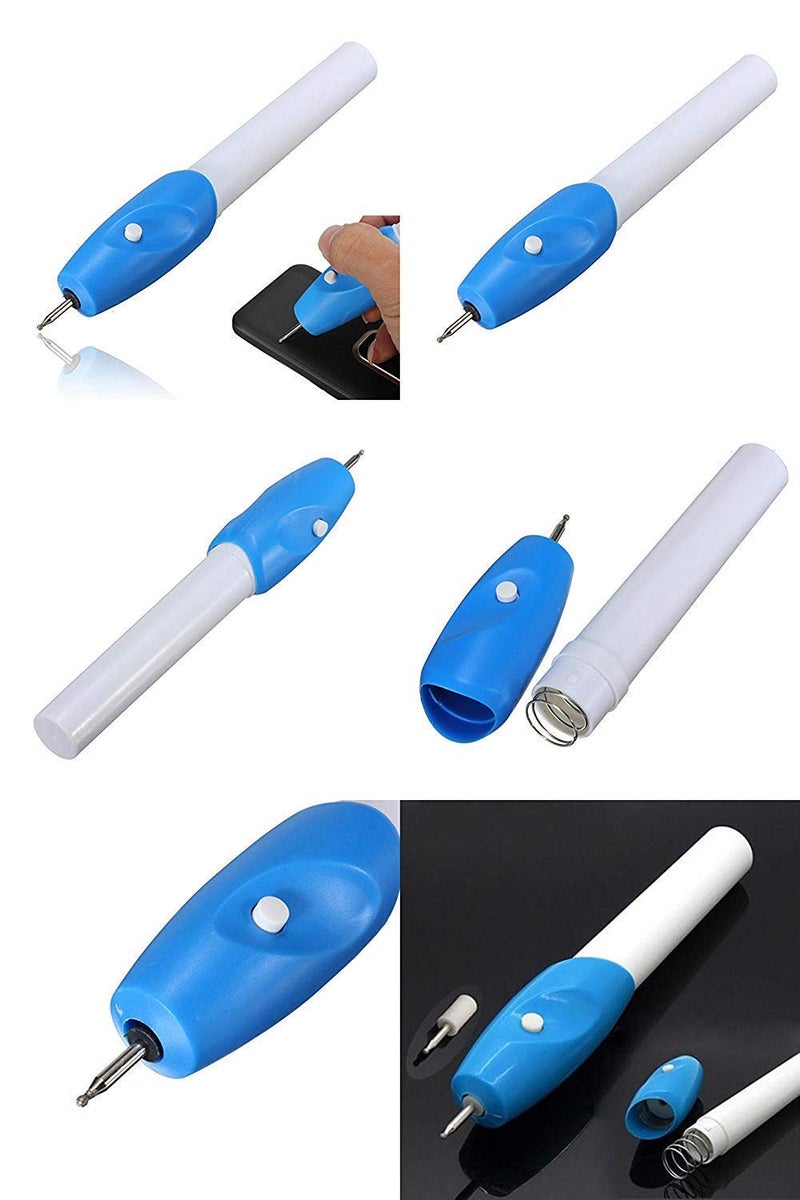 Dweezhet Mini Home Electric Engraving Carve Pen for Engraving & Decorating All Kind of Materials, Machine for Glass, Cardboard,Metal, Plastic,Wood, Iron-Multicolour - Image 2