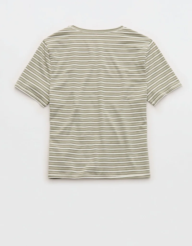 Aerie  SMOOTHEZ Cotton Blend BESTEES Short Sleeve Crew T-Shirt for Women | Best Price UAE