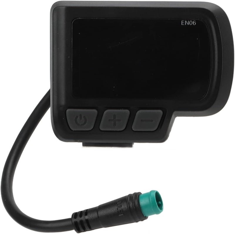 كلاراكو عداد شاشة LCD للدراجات الكهربائية، لوحة تحكم بشاشة عرض EN06 للدراجات الكهربائية مع عرض سرعة الطاقة USB وموصل مقاوم للماء للدراجات الجبلية والسكوتر - Image 1