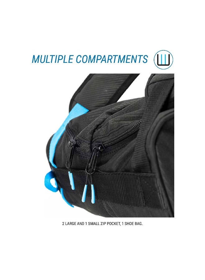 ARTENGO ARTENGO BY DECATHLON,Tennis Racket Backpack Medium - 9R Black/Blue - Image 1