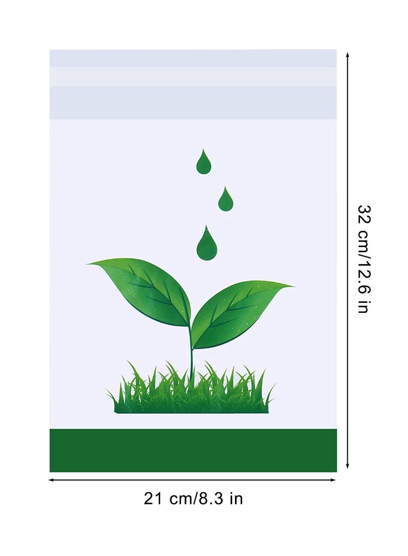 100 Pcs Portable Self-Adhesive Car Trash Bags - Leak Proof Stick-On Garbage & Vomit Bags for Easy Clean-Up (12.6 x 8.3 inch) - Image 4