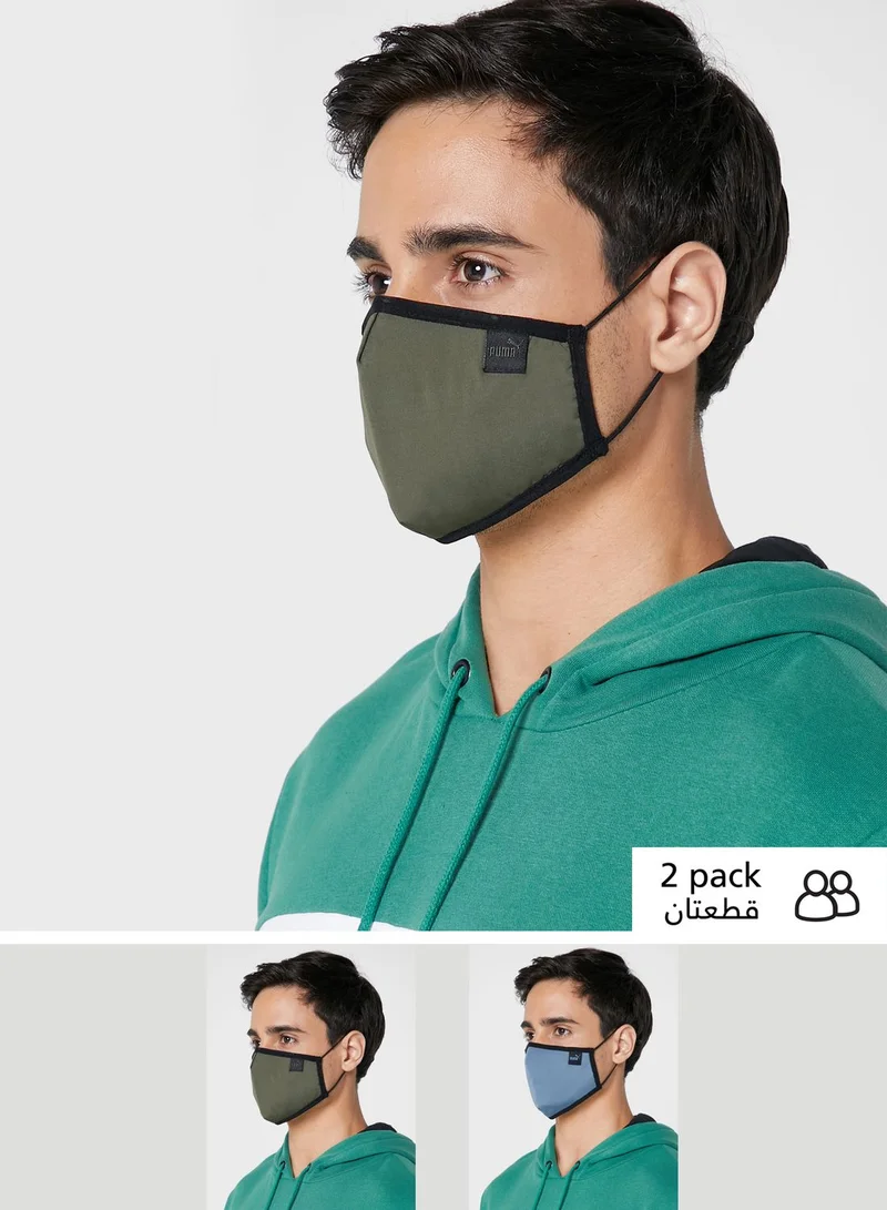 PUMA 2 Pack Core Logo Face Mask