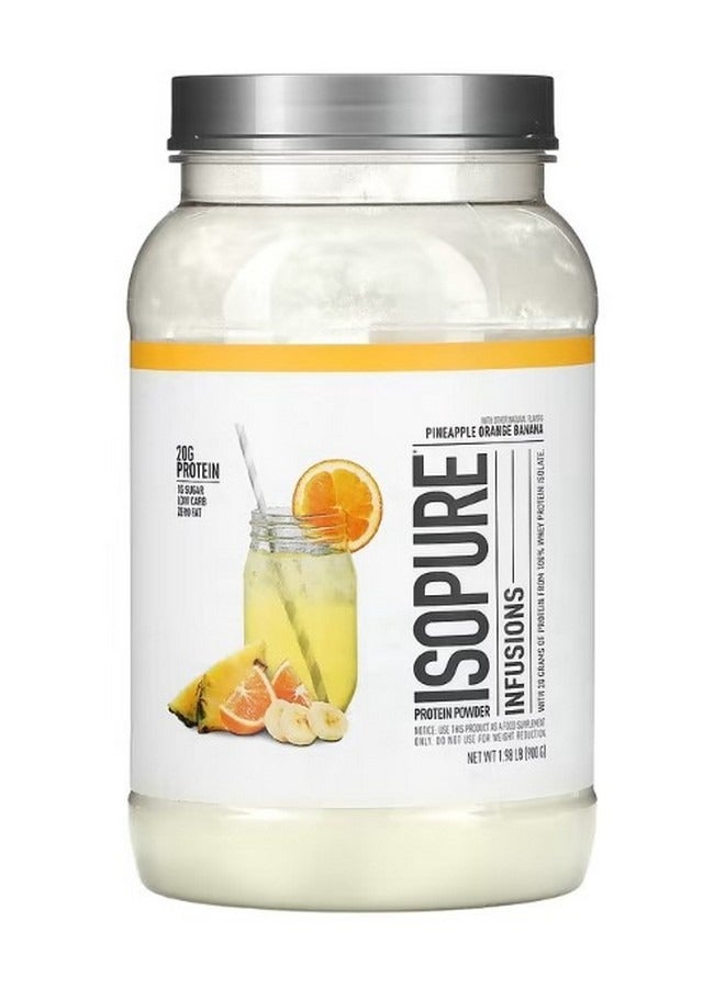 آيزوبيور Infusions Protein Powder Pineapple Orange Banana 1.98 lb 900 g - Image 1