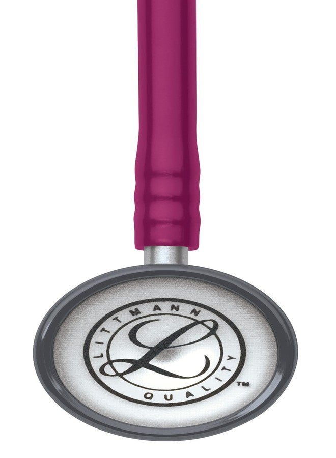 Littmann 3M Littmann Classic II Pediatric Stethoscope, 2122, Stainless Steel Chestpiece, 28" Raspberry Tube - Image 3