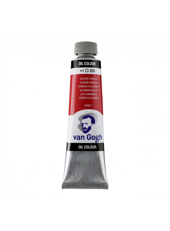 Van Gogh Oil Color Paint, 40ml Tube, Alizarin Crimson 326