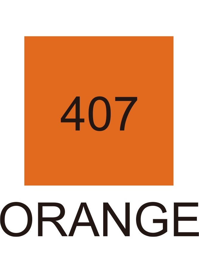 Zig Kurecolor Fine&brush For Manga Double Sided Pencil N:407 Orange  - Image 2