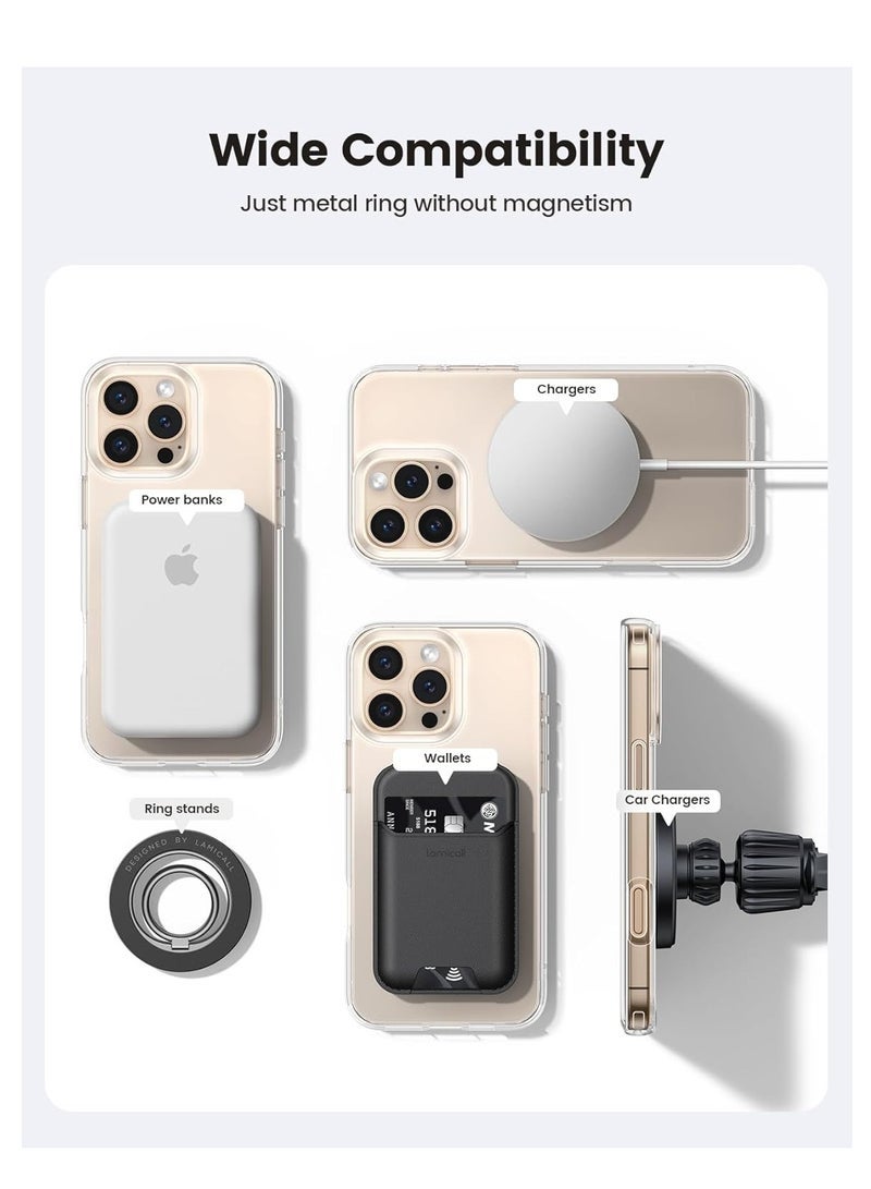 TIGER Mag Safe Sticker Ring - 4 Pack Powerful Metal Ring Compatible with Wireless Charger Case for iPhone 16/15/14/13/12/11/X Series, Galaxy, Android, Mag Safe Accessories - Image 5