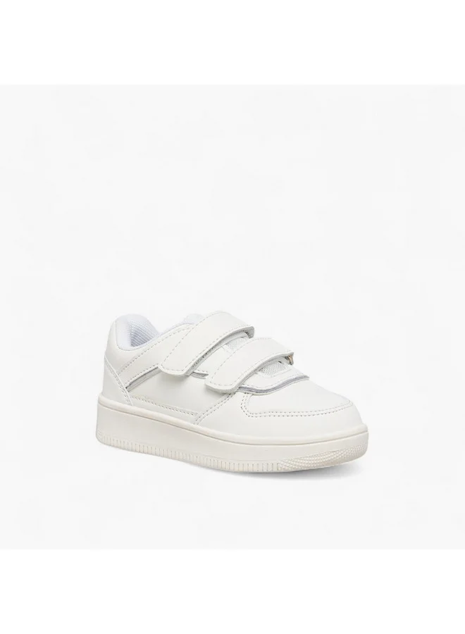 فلورا بيلا من شو إكسبرس Girls Panelled Sneakers with Hook and Loop Closure