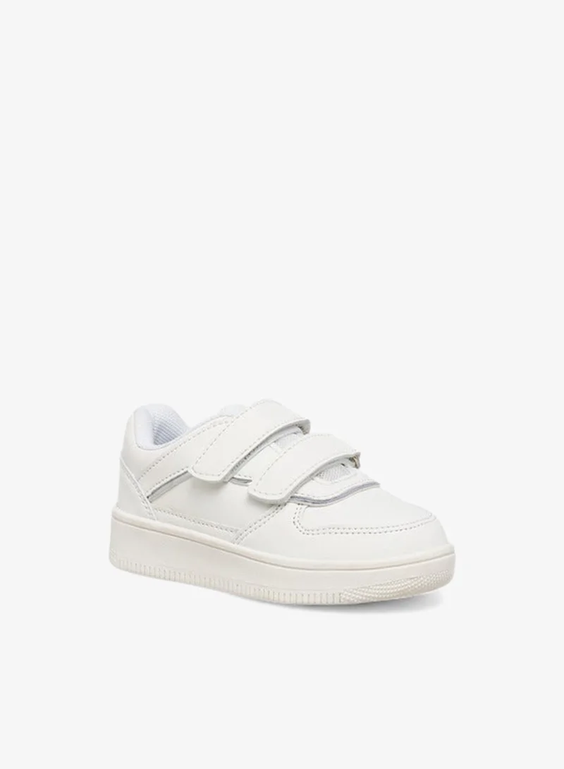 Flora Bella By Shoexpress Girls Panelled Sneakers with Hook and Loop Closure