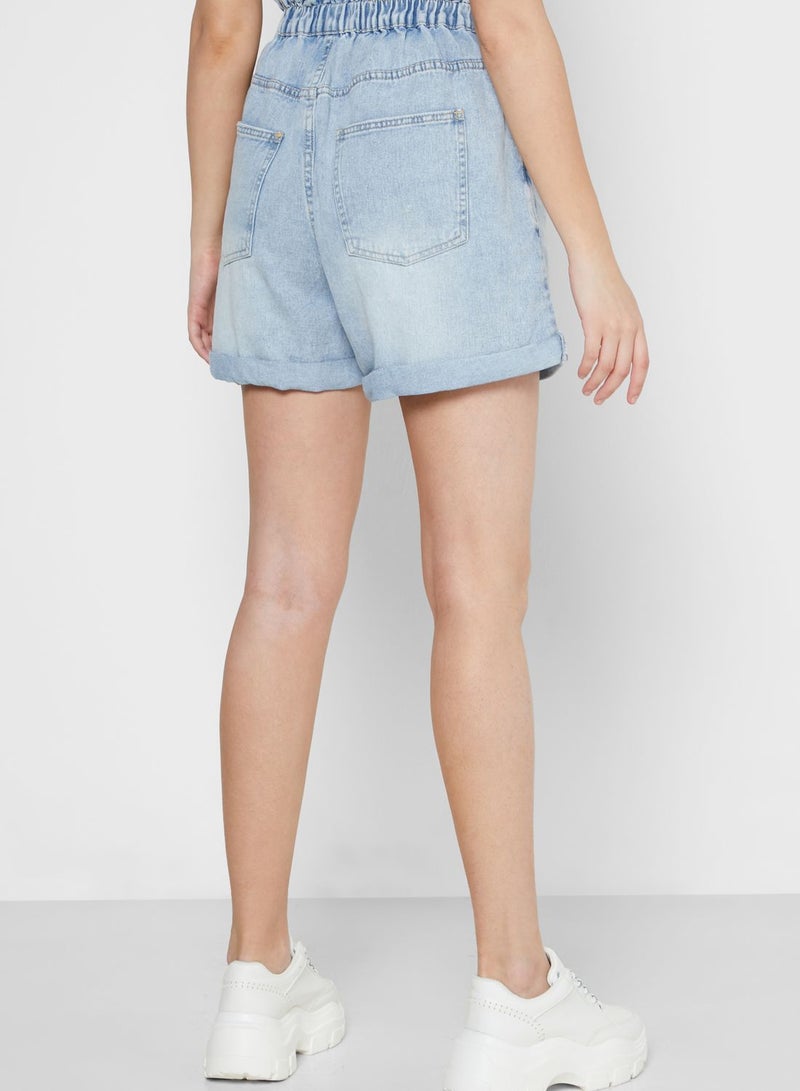 Cotton On Paperbag Mini Shorts - Image 2