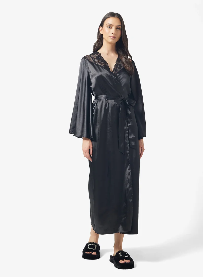 ELLA Robe With Flared Sleeves