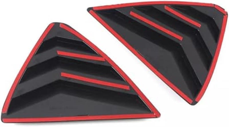 QASULER Car Rear Louver Window Cover Trim for Mazda CX-5 - Image 2