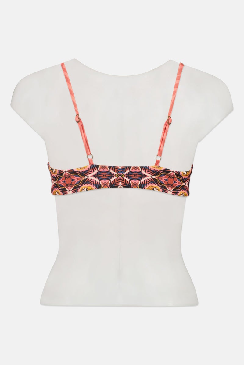 Billabong Women Allover Print Reversible Non-Padded Bikini Top, Multicolor - Image 3