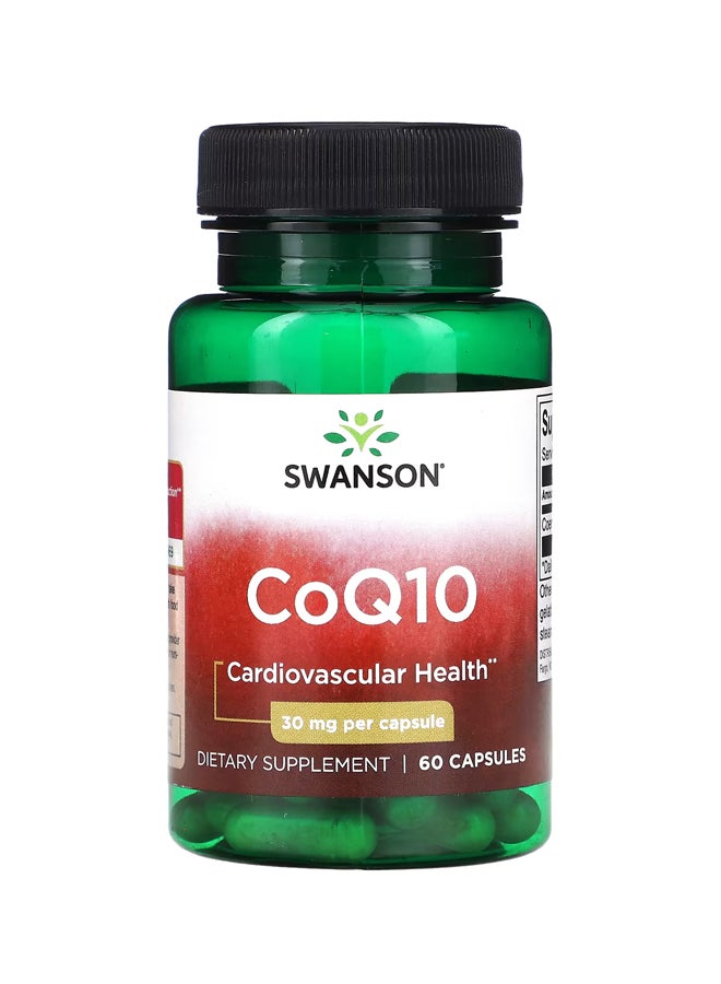 سوانسون الإنزيم المساعد Q10 ، 30 ملجم ، 60 كبسولة