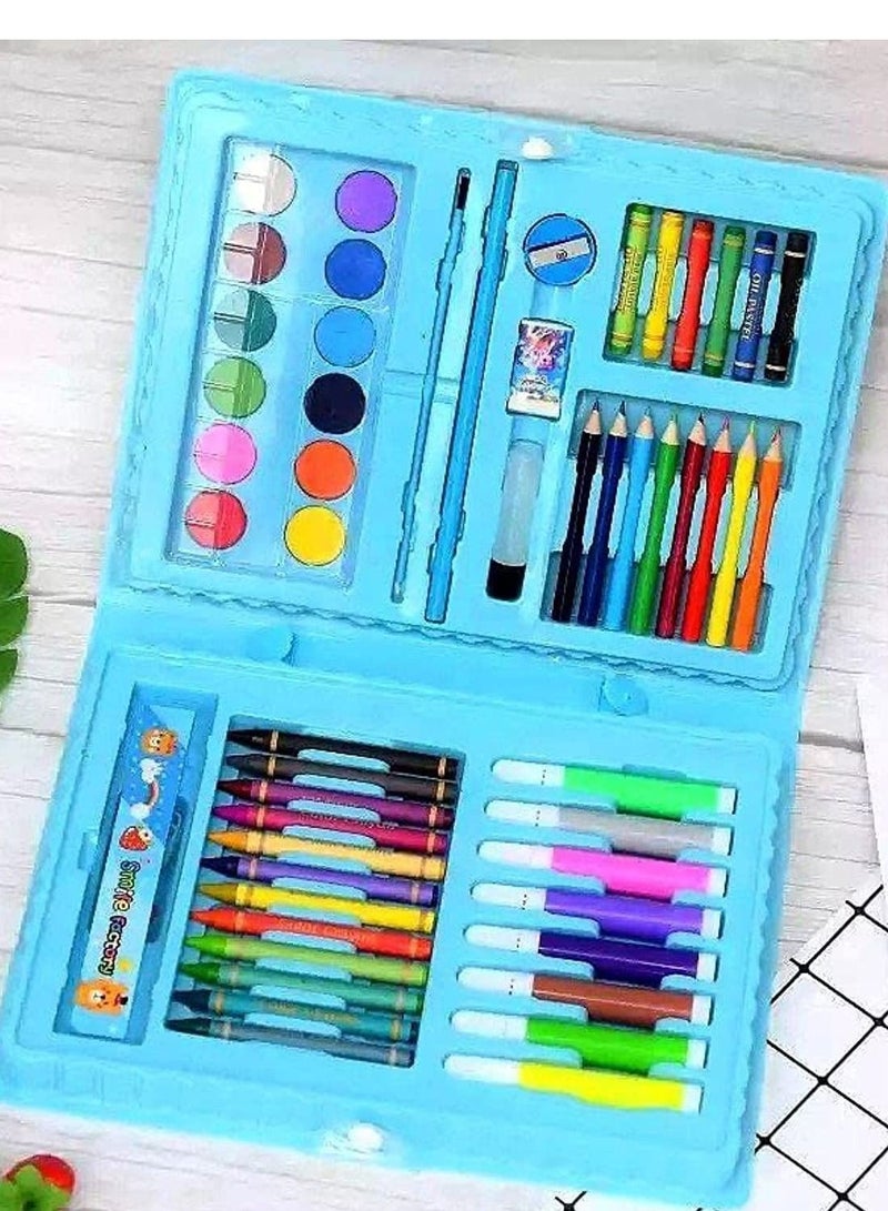 كيدل حقيبة ألوان متنوعة من 68 قطعة لون أزرق