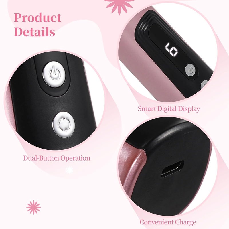 Electric Foot Care Callus Remover, 6-Speed Adjustable, Usb Rechargeable, Dual-Button, 1000 Rpm, 30 Sandpapers - Image 3