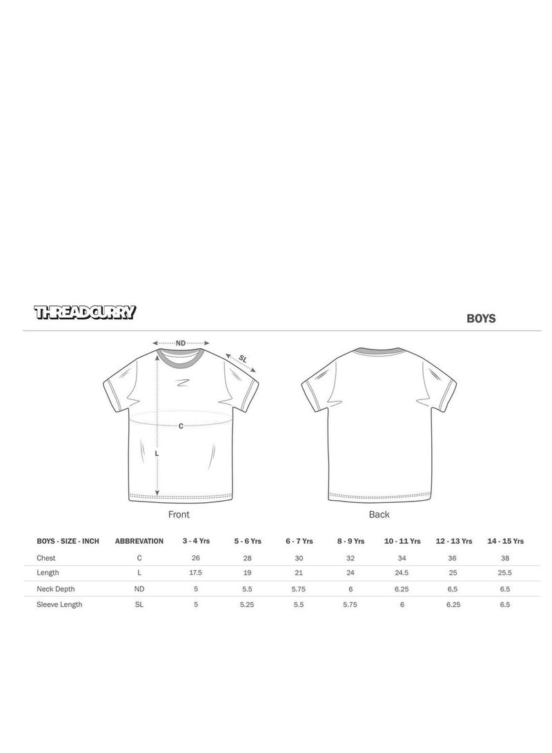 THREADCURRY THREADCURRY Creative Modern Pattern Abstract Cotton Graphic Printed Tshirt for Boys  - Image 3