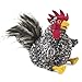 Folkmanis Barred Rock Rooster Hand Puppet Black White Red Yellow - Image 2