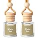 Aromtopia Car Air Freshener Hanging 2 Pack Car Air Fresheners Diffuser White Tea Fragrance Oil Diffuser for Car Long Lasting Fragrance Inspired by ShangriLa Hotel - Image 2
