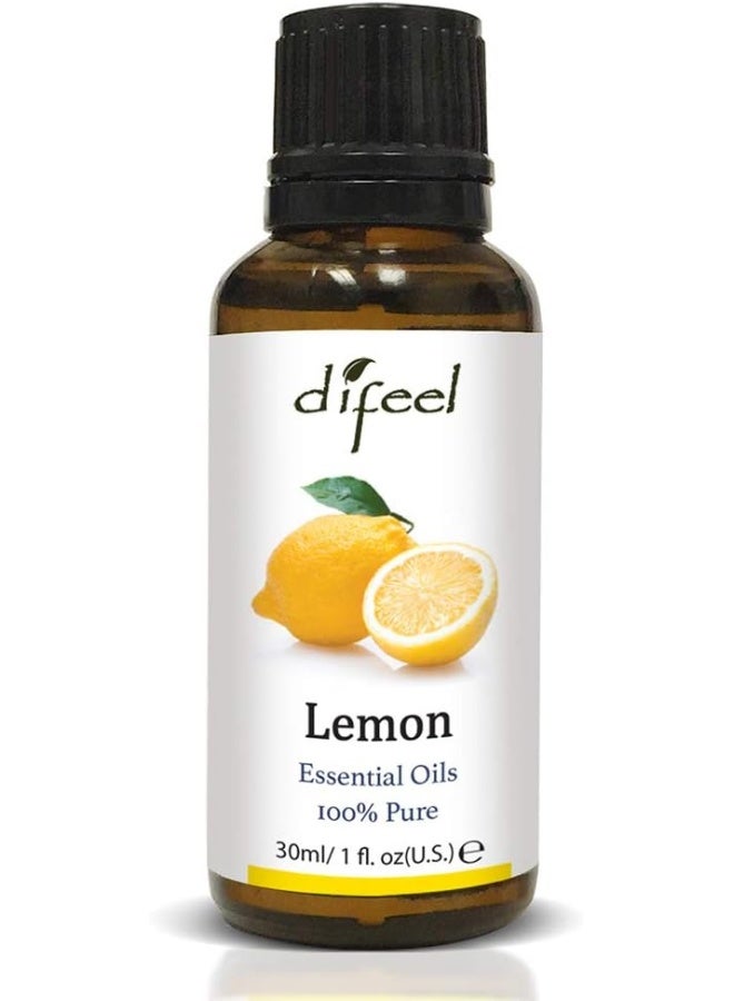difeel زيوت عطرية 100% زيت ليمون نقي 30 مل - Image 1