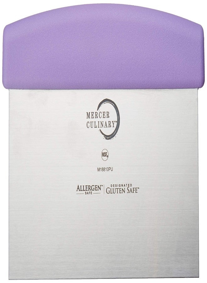 Mercer Culinary Millennia Bench Scraper, 6-Inch x 3-Inch Blade, with Purple Handle, - Image 5