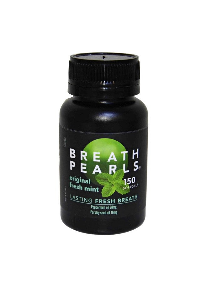 Breath Pearls Original Freshens Breath (150 Softgels) New Pack 150 Counts - Image 1