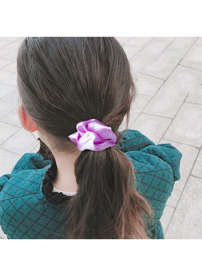 كوباكو ربطات شعر ساتان من كوباكو، 12 قطعة، كرات شعر مرنة، ربطات شعر مرنة، حامل ذيل حصان، ربطات شعر، عشاق اللون الأرجواني - Image 5