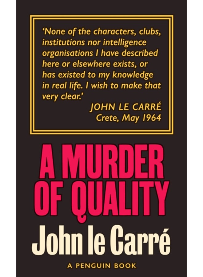 A Murder of Quality : The Smiley Collection 