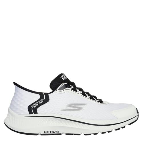 SKECHERS حذاء سكيشرز هاندس فري سليب-إنز جو ران كونسستنت 2.0 إمباوريد، أبيض/أسود، 10.5 - Image 4