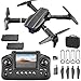 elecci E99 Drone with Screen Controller Twobatteries Altitude Hold One Key Take OffLanding Active Obstacle Avoidance with Black Outdoor Carrying Case Black 2 batteries - Image 3