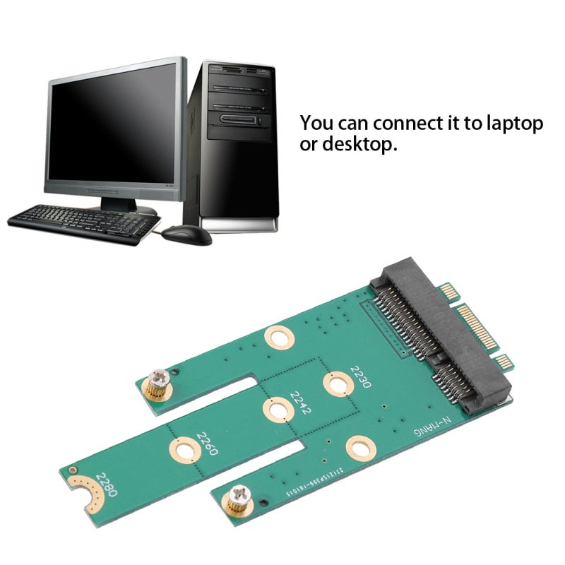 MSATA To M.2 NGFF Adapter: 3*5cm High-quality Lightweight Conversion Card - Speed-unchanged Interface Adapter for Laptop Desktop - Image 2