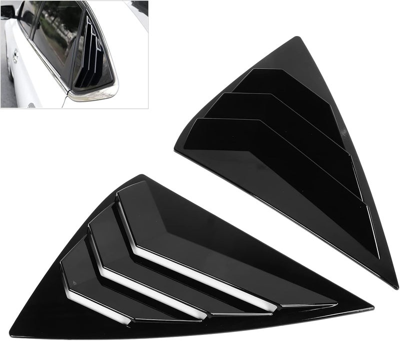 Car Rear Side Window Blind Shades 2PCS for & Sylphy Sedan 2012-2019 - Easy Peel & Stick Installation, Durable ABS Material, Stylish Black Trim for Protection - Image 3