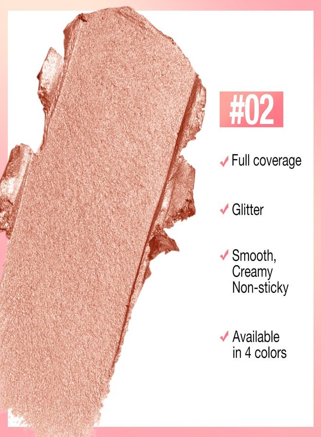 Boobeen Glitter Lipstick for Women Metallic Lip Stick Sparkling Shine Lip Makeup, Bold Smooth Lip Color High Pigment Long Lasting, Creamy Lipstick Full Coverage - Image 3
