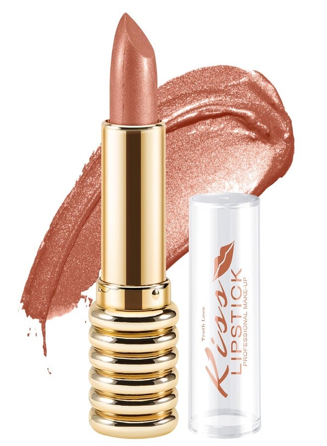 Boobeen Glitter Lipstick for Women Metallic Lip Stick Sparkling Shine Lip Makeup, Bold Smooth Lip Color High Pigment Long Lasting, Creamy Lipstick Full Coverage - Image 1