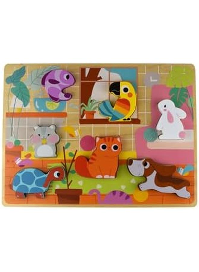 توكي توي لغز خشبي مكتنزة للحيوانات الأليفة - Image 2