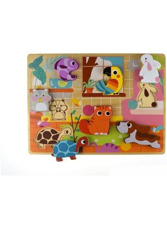 توكي توي لغز خشبي مكتنزة للحيوانات الأليفة - Image 3