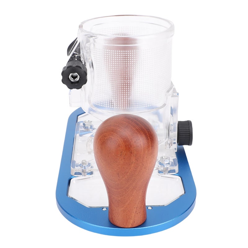 Woodworking Router Base with Handle Aluminum Alloy Plunge Base for 65mm Trimming Machine Blue - Image 4