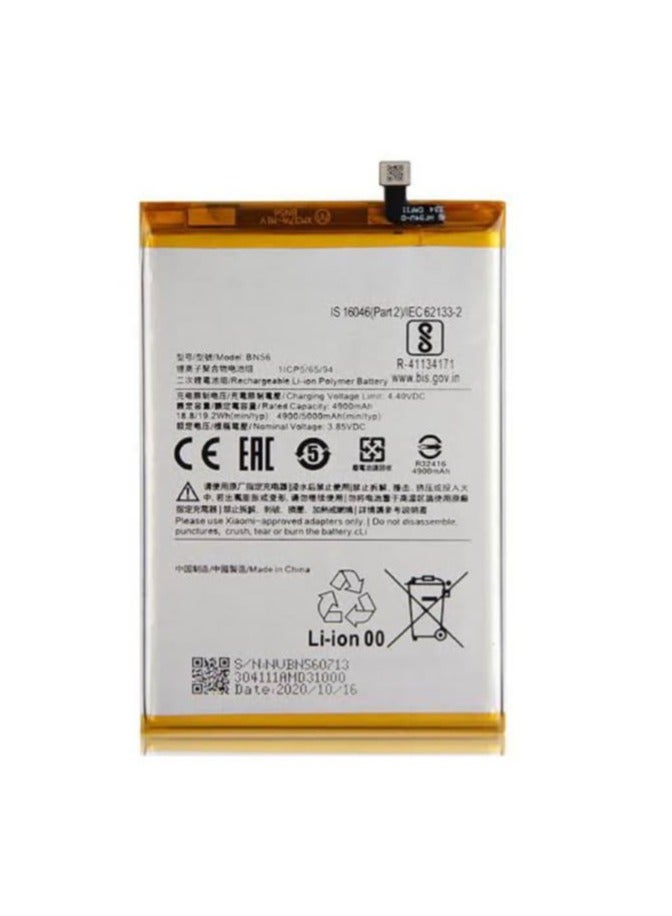 OEM Replacement Battery for Xiaomi Redmi 9C&9A&Poco M2 pro BN56