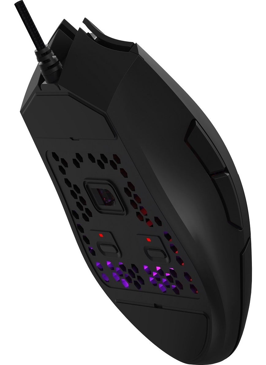 L65 Max Honeycomb Pattern, 12.0000 CPI Sensor, Lightweight RGB, Ultra Core 3&4 Active Gaming Mouse