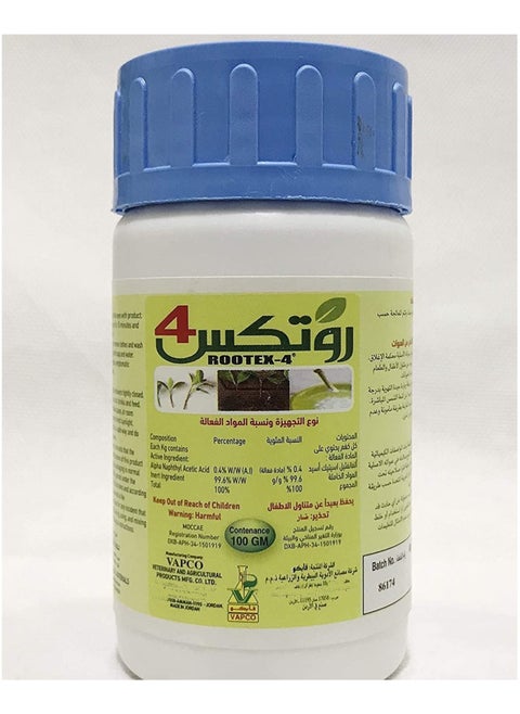 Rootex 4 Rooting Harmone 100 Grams