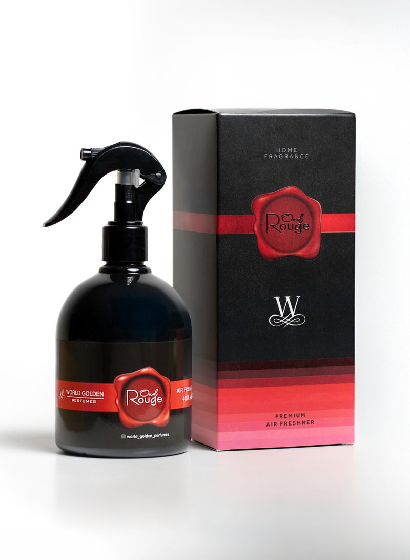 WORLD GOLDEN PERFUMES OUD ROUGE AIRFRESHNER 400ML  - Image 1